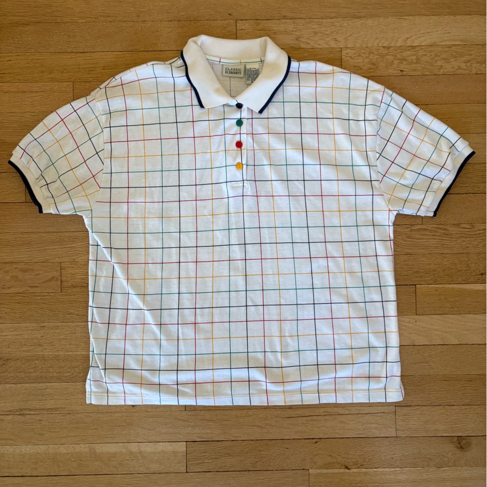 Vintage/Retro Dadcore Polo Shirt